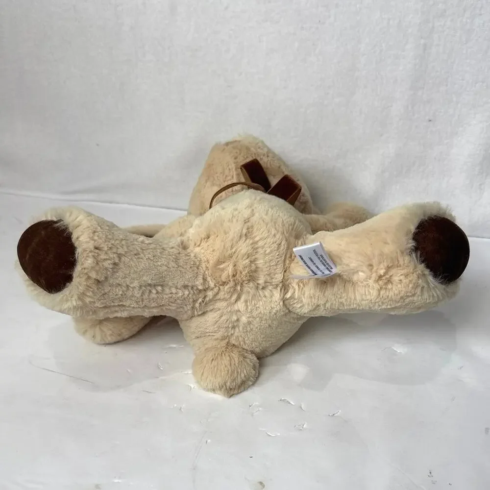Aurora Pierre Bunny Rabbit Plush Super Soft Tan Velvet Floppy Ears Bow Soft 2021